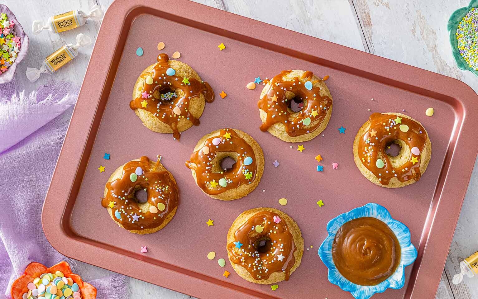 Caramel Glazed Donuts